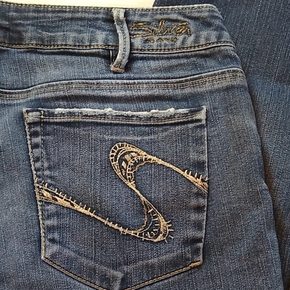 SILVER Santorini Capri Jeans Medium Wash Size 31 - Picture 2 of 9